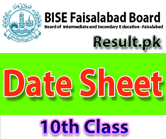 BISE Faisalabad Board Date Sheet 2023 bisefsd Date Sheet 2023 class 11th, 12th, 9th, 10th, SSC, FA, FSC, Matric, HSSC, Inter, Intermediate, SSC Part 1, SSC Part 2, Inter Part 1, Inter part 2, 1st year, 2nd year, ics, icom